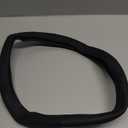 SEG Direct Car Steering Wheel Cover Universal Standard Size 14.5-15 inch, Black Microfiber Leather