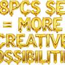 98 Pcs Gold Letter Balloons, Custom 3 Set A-Z Set for Personalizing Names & Phrases Party Supplies Banners - with 1 Set AEOLMPRST 20Pcs for Wedding/Birthdays/Annivs/Grads Party Banner Custom Phrase