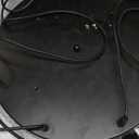 High Ceiling Long Pendant Light Fixtures Modern Crystal Hanging Chandeliers Flush Mount Ceiling Light for Spiral Staircase Entryway Foyer, Black (8-Lights)