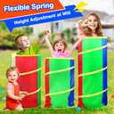 Hoohtoot Kids Crawl Through Play Tunnel, Pop Up Baby Play Tunnel for Toddlers, Game Toy Play Tent for Girl or Dog Cat Pet Tunnel, 47"D x 18"W x 18"H