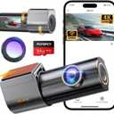 Dash Cam Front 4K, Built-in 5GHz WiFi with CPL, Car Camera Dashcam with UHD 2160P, 64GB Card, 24H Parking Monitor, Super Night Vision, WDR, G-Sensor, App Control, 170 Wide Angle, Support 256GB Max