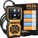 ZMOON ZM201 Professional OBD2 Scanner Diagnostic Tool, Enhanced Check Engine Code Reader with Reset OBDII/EOBD Car Diagnostic Scan Tools for All Vehicles After 1996, 2025 Upgraded (yellow)