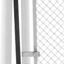 Gate Closer with Steel Bar, Self Closing Gate Hinges with Adjustable Tension for Chain Link Fence, Dog Fence, Side Gate, Pool Gate