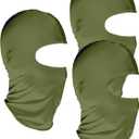 2 x 3 Pieces Balaclava Face Mask Outdoor Cycling Headgear Motorcycle Face Masks for Men and Women (Gray)