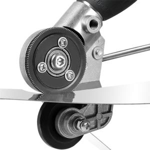 Upgraded Metal Nibbler Drill Attachment, Electric Drill Plate Cutter with Adapter for Iron, Steel, Copper, Aluminum & Tin Sheets (20-30GA), DIY Projects & Professional Sheet Metal Cutting