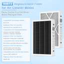 2-pack 6672 16X25X5 MERV 16 Filter Compatible with Lennox 16X25X5 and Lennox HCC16-28 Healthy Climate Carbon Clean MERV 16 Home Furnace Filter for HVAC System, Part # HCF16-16, HCF16-10