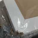 Board2by White Cork Board Bulletin Board with Linen, Wood Framed 30" x 20" Corkboard, Office Board for Wall Decor, Wall Mounted Pin Board Picture Board with 20 Pushpins for School, Home & Office