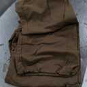 Moosehill Womens Hiking Pants Lightweight: Quick Dry Water Resistant High Waisted Cargo Pants 7 Pockets for Travel Casual (6, Brown)