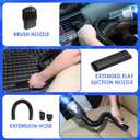 Viewsun 18PCS Car Cleaning Kit, Car Interior Detailing Kit with Blue High Power Handheld Vacuum, Detailing Brush Set, Windshield Cleaner, Cleaning Gel, Complete Auto Accessories for Men, Women