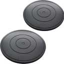 2 PCS 16 Inch Lazy Susan Turntable Heavy Duty Rotating Swivel Stand Lazy Susan with Steel Ball Bearings Flat Base Stand for TV/Computer/Monitor/Arts/Crafts/Bonsai/Statue/Cabinet Organizer