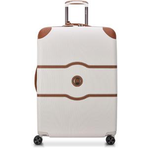 DELSEY PARIS Chatelet Air 2.0 Hardside Luggage with Spinner Wheels, Angora, Checked-Large 28 Inch