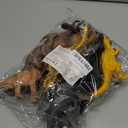 OuMuaMua Dinosaur Toys for Kids 3-5, 12 Pack Realistic Plastic Dinosaur Figure Set Including T-Rex, Stegosaurus, Monoclonius, Dino Toys for Boys 5-7 Party Favors, 6 to 7 Inch Large Size (Gray)