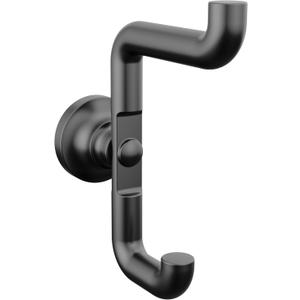 Double Robe Hook (Matte Black)
