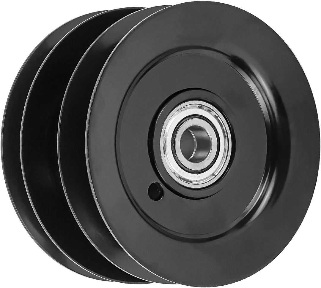 756-0638 Deck Double Spindle Pulley Fit for MTD Fit for Yard Machine LT16 LT165 LT18 LT185 Hydrostatic Lawn Tractor