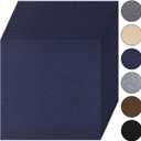 20Pcs Carpet Tiles Peel and Stick 24x 24 Non-Slip Self Adhesive Squares Carpet Floor Tile Reusable Waterproof Carpet for Living Room Bedroom (Dark Blue)