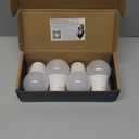 hansang GU24 LED Light Bulb 9W Equivalent 100W, Two Prong Light Bulb A19 Shape 4000K Natural White, GU24 Twist Lock Base 2 pin led Bulb, 900 Lumens Non-Dimmable for CFL Replacement, 4 Pack