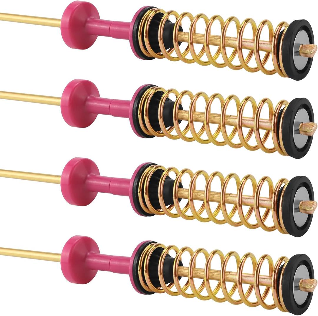 DC97-16350U DC97-16350T DC97-16350S DC97-16350V Washer Suspension Rods Compatible for Sam-sung WA50R5200AW/US WA50R5400AV/US WA45N3050AW/A4 WA45T3200AW/A4 WA54R7200AW/US Washer Parts by MIFLUS (red)