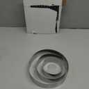 Large Round Cake Ring Set-4/6/8 Inch Biscuit Cutter Stainless Steel Circle Pancake Mold English Muffin Ring