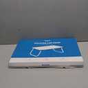 Folding Lap Desk, Ruxury Laptop Stand Bed Desk Table Tray, Breakfast Serving Tray, Portable & Lightweight Mini Table for Sofa Couch Floor - White (Small)