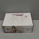 Momcozy M5 Hands-Free Wearable Breast Pump, Double-Sealed Flange for Baby-Like Comfort, 3 Modes & 9 Suction Levels, Portable Electric Pump  24mm, 2-Pack Quill Gray