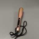 Steam Hair Straightener Brush, Steamline Pro 3 in 1 Straightening Brush, Curly & Frizzy Hair,Smooth Without Flattening, 5 Temp Settings & LED Display, Dual Voltage, Professional Styling Tools, Orange