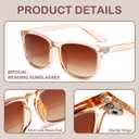 4 Pack Bifocal Reading Sunglasses for Women - UV400 Outdoor Bifocals Classic Retro Sun Reader Sunglasses