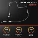 A-Premium Power Steering Pressure Hose Line Assembly Compatible with Chevrolet Trailblazer, Trailblazer EXT & GMC Envoy, Envoy XL, Envoy XUV & Buick Rainier & Isuzu Ascender & Oldsmobile & Saab