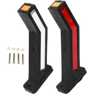 LED Side Marker Lamp 2pcs LED Side Marker Light IP67 1224V Indicator Lamp Universal for Trucks Trailers Yachts Universal Marker Light