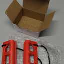 Red Hydraulic Steering Locks, Outboard Motor Steering Lock for Most Steering Cylinder Rods On Outboard Engines, in Position When Towing - Transom Savers for Outboard Motor Trailering/Transport