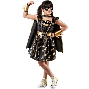 DC Comics Superheroes: Batgirl Costume Dress for Kids by Rubies, Girl's Small