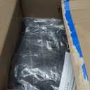 Moving Blankets 72"x80", (45 lb/dz Weight), Heavy Duty Moving Blanket, Deluxe Quality Padded Packing Blankets for Furniture Shipping and Storage, Black (1 Blanket)