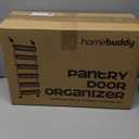 HomeBuddy Pantry Door Organizer - 6 Basket Over The Door Organizer, Sturdy Back of Door Storage Organizer with 3 Sets of Padded Hooks - Door Shelf for Kitchen, Bathroom, Wardrobe