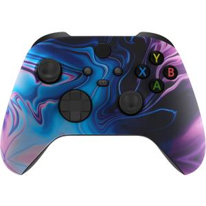 eXtremeRate Replacement Shell for Xbox Series X & S Controller - Unleash Your Style - Origin of Chaos Custom Acessories Front Housing Cover for Xbox Core Controller Wireless