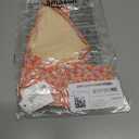 Amazon Essentials Women's Side Tab Bikini Swimsuit Bottom (Large, Pale Peach Micro Floral)