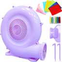 WELLFUNTIME 470W Air Blower for Inflatable Bounce House, Water Slide, Jumping Castle, Inflatable Screen and Inflatable Tent, Dual Use for Yard Leaf Blowing