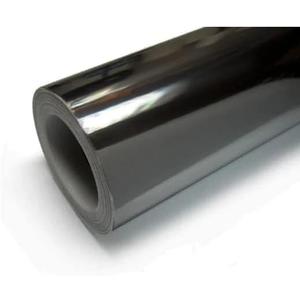 RockRose Mirror Brushed Chrome Black Vinyl Wrap, Anti-Wrinkle, Air Release Automotive Bubble Wrap, Self Adhesive Car Vinyl Sticker DIY Decals 1FT x 5FT