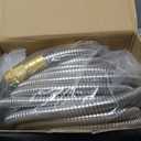 100FT Garden Hose, 304 Stainless Steel Water Hose, Flexible with a 10-Mode Nozzle Sprayer, No Kink, Lightweight, Puncture Proof, Ideal for Yard, Lawn, Outdoor