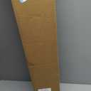 LazBlinds No Drill Vinyl Mini Blinds, 33" W x 64" H, White
