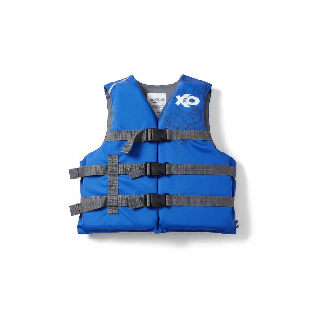 Adult Life Vest, USCG Approved Type III Life Jacket, PFD for Boating, Swimming, Watersports, & More, Standard & Oversized Fits