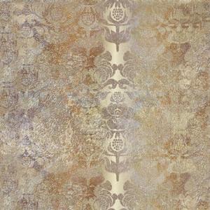 Decorative Peel and Stick Wallpaper, Vintage Damask Gold and Brown,Self Adhesive Wallpaper for Bedroom Furniture Paper Removable Wall Decorations 17.3in x 118in, 14.2Square Ft/Roll