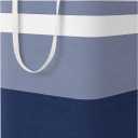 StorageRight Laundry Basket Hamper Large Collapsible Laundry Hamper with Easy Carry HandlesFreestanding Clothes Hampers for Laundry, Bedroom, Dorm, Clothes, Towels, 75L, Gradient Blue