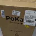 PoKat 27.5" Dark Green Ceramic Table Lamps for Living Room, Farmhouse Table Lamps Set of 2 for Bedroom Night Stands, Modern Bedside Lamps for End Side Table, Vintage Nightstand Decor Lamps Home Office