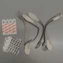 Command Cord Bundlers, Damage-Free Hanging Cord Organizer, No Tools Cord Bundler for Hanging Electrical Cables of Christmas Decorations, 6 Gray Cord Bundlers and 12 Command Strips