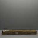 Brushed Nickel Curtain Rods 28-48" - Single, Adjustable 1-Inch Thick, Telescoping Decorative Rods with Cap Finials