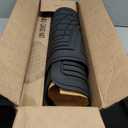 FH Group Premium Liners Tall Channel Trimmable All Weather Rubber Full Set Car Floor Mats (Black) w. Trimmable All-Season Cargo Liner (Black) - Universal Fit for Cars Trucks and SUVs