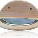 Premium Sauna Aroma Cup  Essential Oil Diffuser with Stainless Steel Bowl & Wood Holder