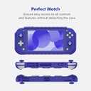 KIWIHOME Switch Lite Case, Durable Anti-Slip Shockproof Protective Hard Case Only for Handheld Switch, with Thumb Grip Caps Switch Lite Case for Boys (Blue)