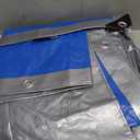 TICONN Heavy Duty Tarp Cover, Extra Thick Tarps Waterproof Tear and Rip Proof UV Resistant Tarpaulin with Reinforced Grommets and Edges (10 Mil, 6'x8')