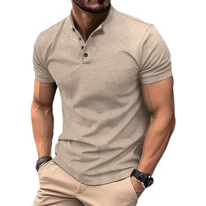 Men's Short Sleeve Henley Shirt - Premium Fitted for Men - Comfortable Casual Daily Wear