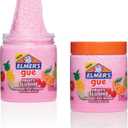 Elmer's Gue Pre Made Slime, Fruity Slushie Crunchy Slime, Scented, 2 Count